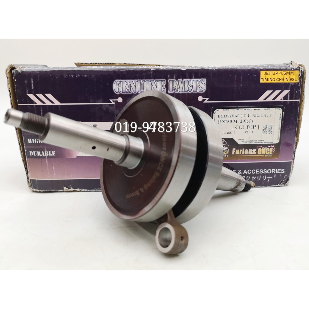 FURIOUS ONCE Racing Crankshaft LC135 4S Clutch Jet UP 4.5mm FZ150