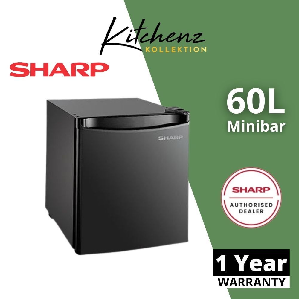Sharp Refrigerator 60L Minibar Black SJM60MK Shopee Malaysia