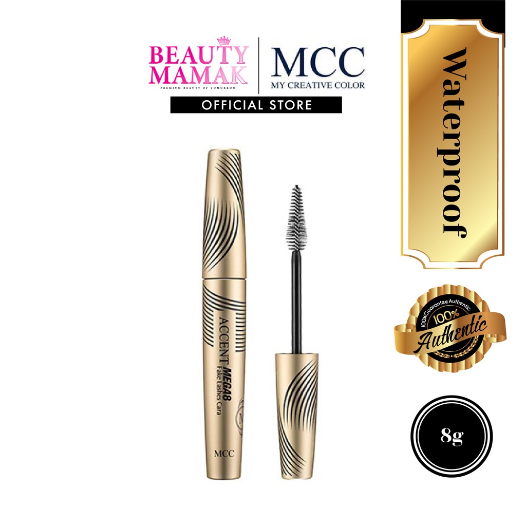 MCC Accent Mega8 Fake Lashes Cara 2 Types Waterproof \ Long Lash