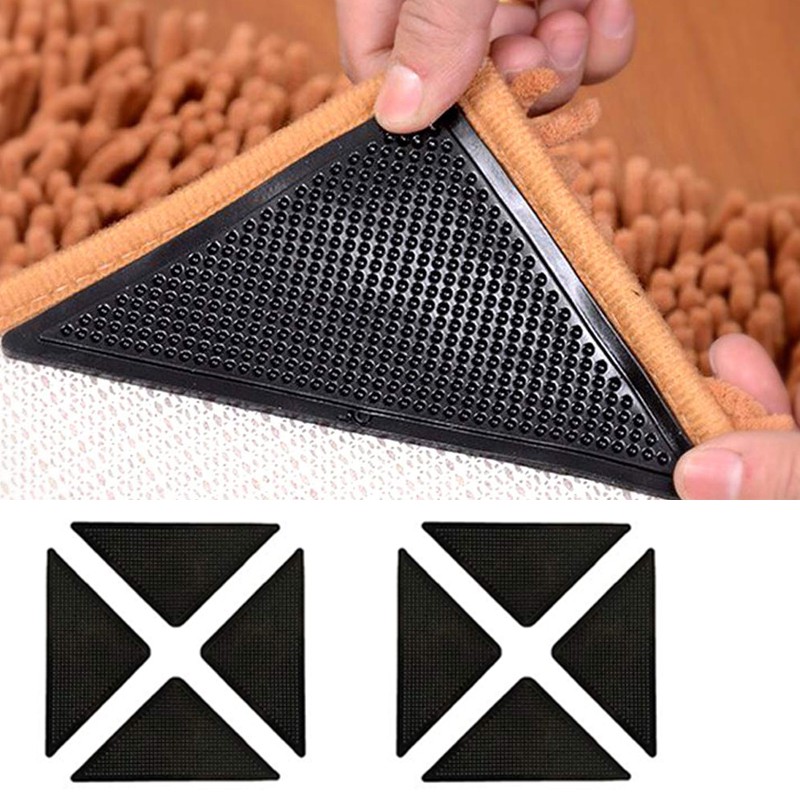NonSlip Rug Grippers, Carpet Gripper for Area Rugs,Double Sided Anti
