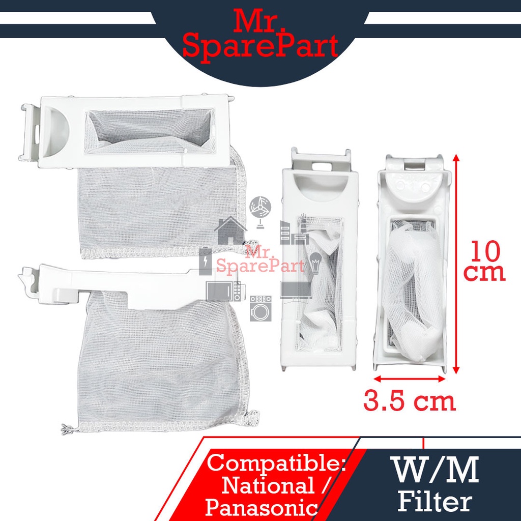 ( Compatible NATIONAL / PANASONIC ) Washing Machine Dust Filter ( 10*