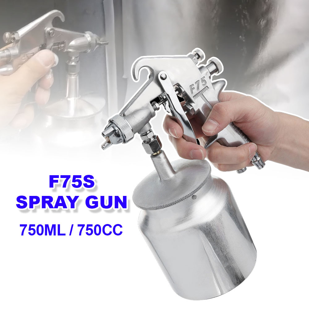 F75 F75S K3 K2 Spray Gun 750ml 750cc Painting Sprayer Gun 1.5MM Nozzle Car Airbrushing