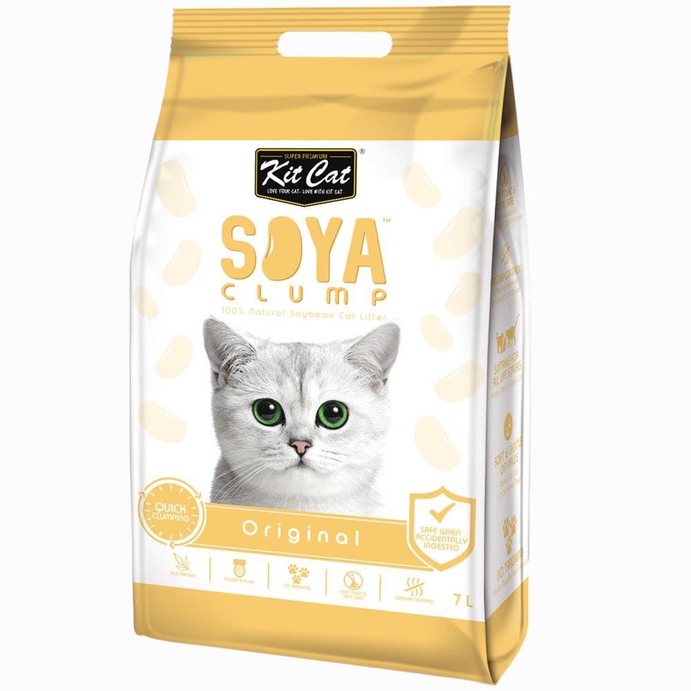 Kit Cat Soya Clump Original Cat Litter (7L) Shopee Malaysia