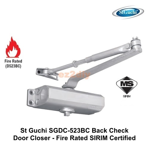 St Guchi SGDC523BC Back Check Door Closer Fire Rated SIRIM Certified