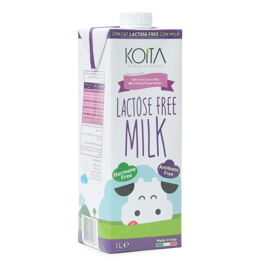 Lactose free Koita Milk Low Fat Organic Cow'S Milk 1L Shopee Malaysia