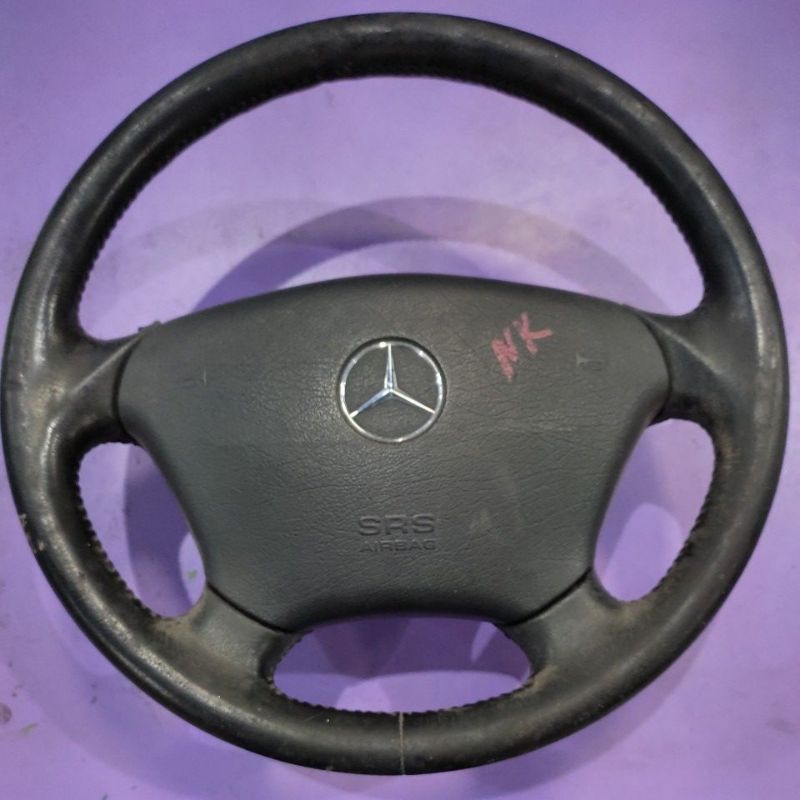 MERCEDES STEERING WHEEL WITH AIRBAG COVER/GAS ( USED ) Shopee Malaysia