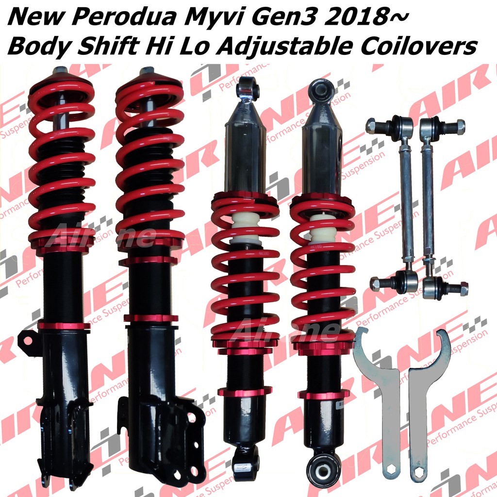 Perodua New Myvi 20182020 MG3 Adjustable absorber HiLo Bodyshift
