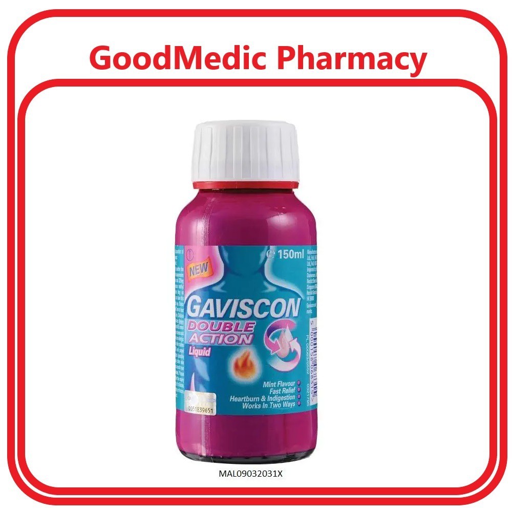 Gaviscon Double Action Liquid 150ml For heartburn and bloating