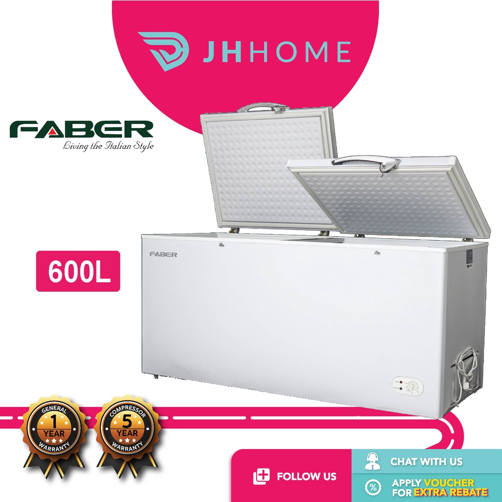 Faber Chest Freezer/Fridge (600 L) FZF628(N) Shopee Malaysia