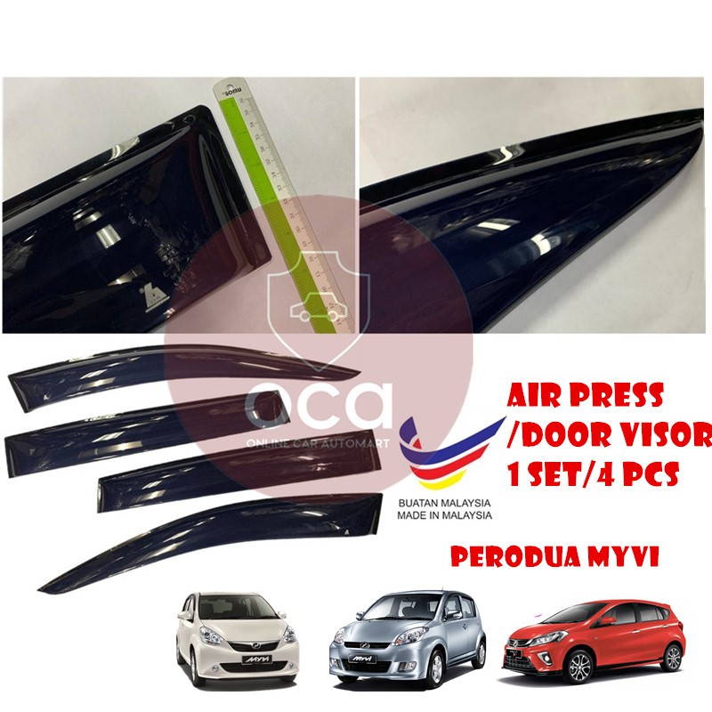 AG Car Window Door Visor/Air Press Wind Deflector (Made in Malaysia