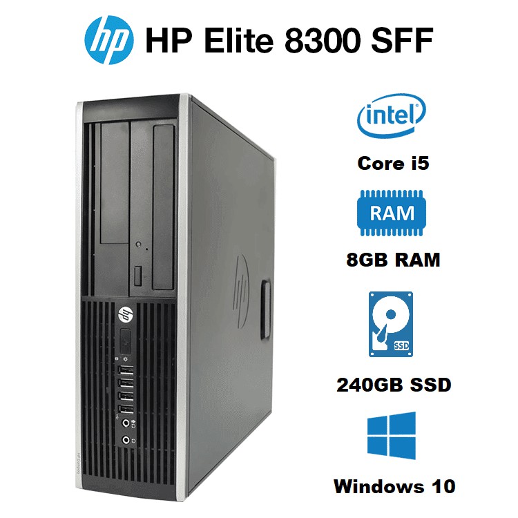 Hp Compaq Elite 8300 Sff Desktop (Intel Core I5-3Rd Gen / 8Gb Ram / 240Gb Ssd) | Shopee Malaysia