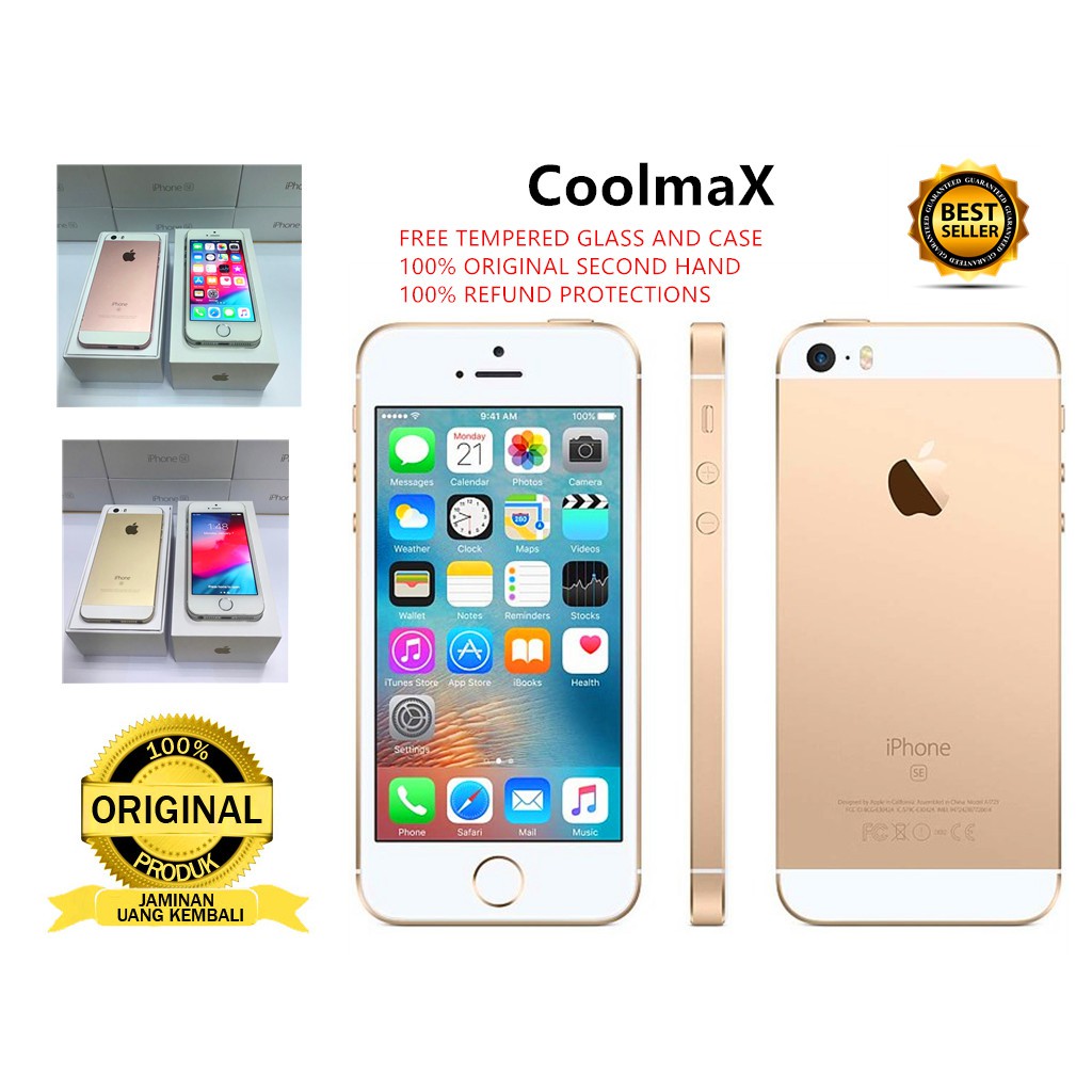 Apple iphone SE 16GB/64GB Original 90 New ( Second Hand