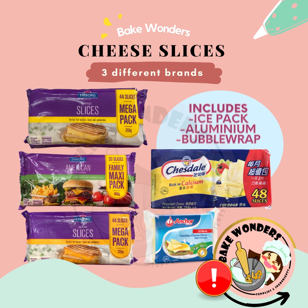 (CLEARANCE SALE) Anchor Cheese Slice/ Cheddar Cheese Slice/ American Cheese (12/20/44