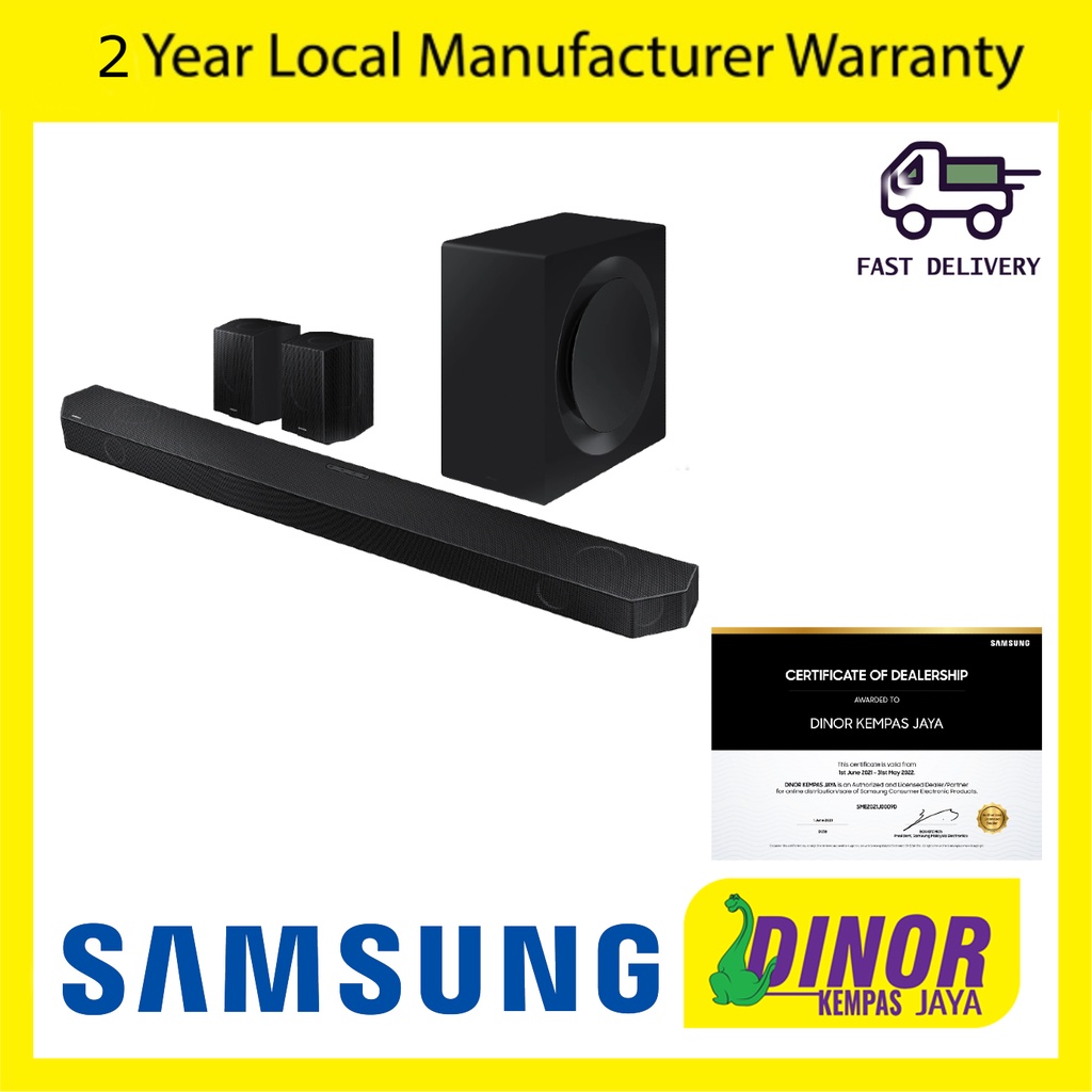 Samsung (2022) Q930B 9.1.4ch Soundbar with Wireless Dolby Atmos HW