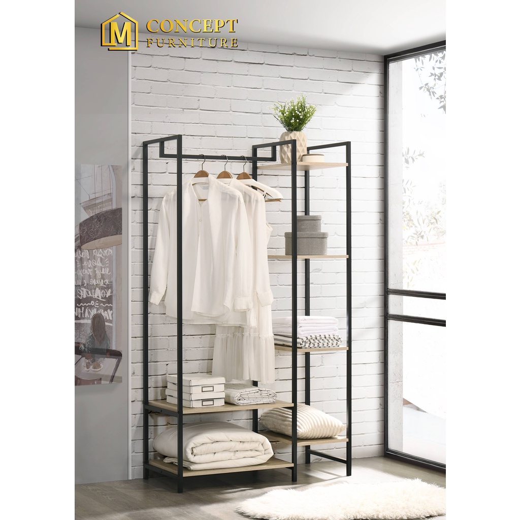 M CONCEPT 6002 Gina Diy Open Closet Wardrobe Wardrobe
