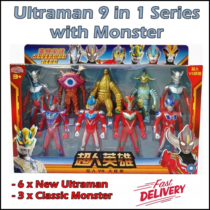 Ultraman Toy 15cm Height Ultraman Geed Orb And Monster Movable Model Action Figure Kids Gift