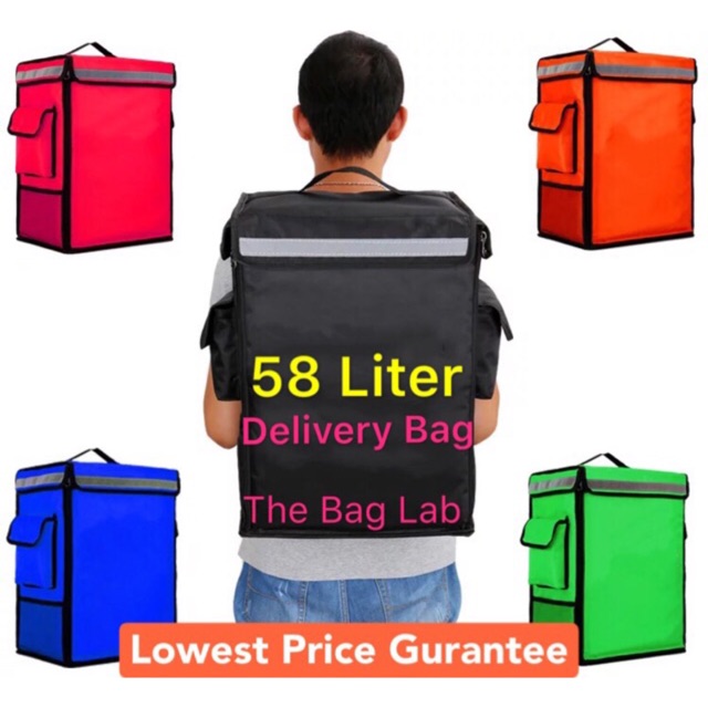 💥READY STOCK💥Thermal Food Delivery Bag Backpack Warmer Cooler 58L Large