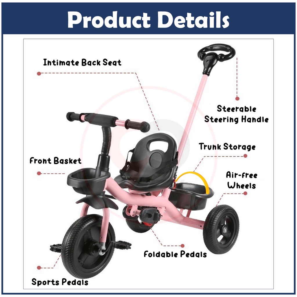 Tricycle Parts Name