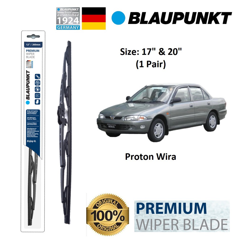 Proton Wira Wiper Blade Blaupunkt (Germany Brand) Premium Car Wiper