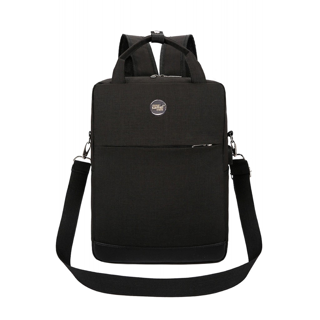 SAMEL FGE 332 CONVERTIBLE LAPTOP BACKPACK SLING BAG WITH USB PORT GREY