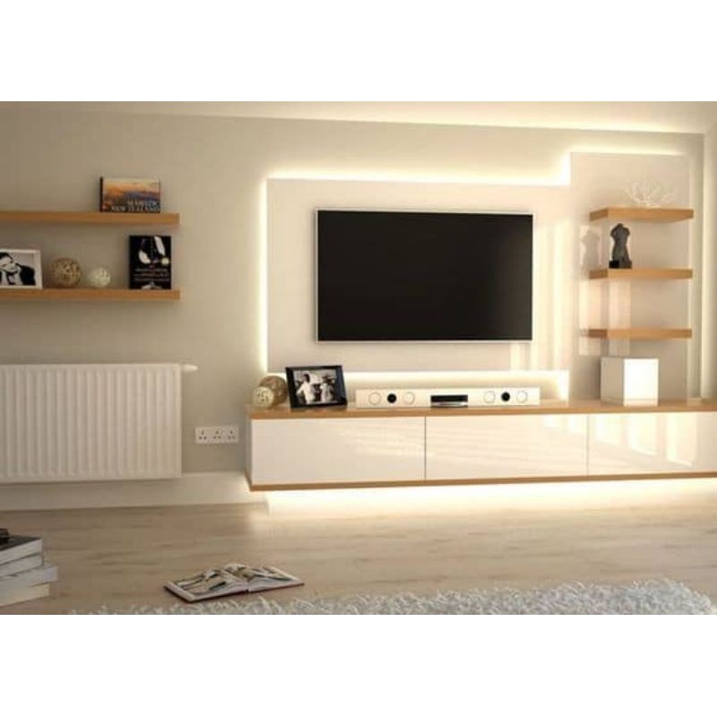 TV 8ft with shelves Shopee Malaysia