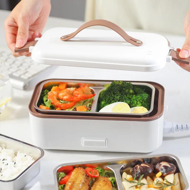 LUNCH BOX STEAMER/EASY COOKERELECTRIC HEATING CONTAINER(DOUBLE LAYER