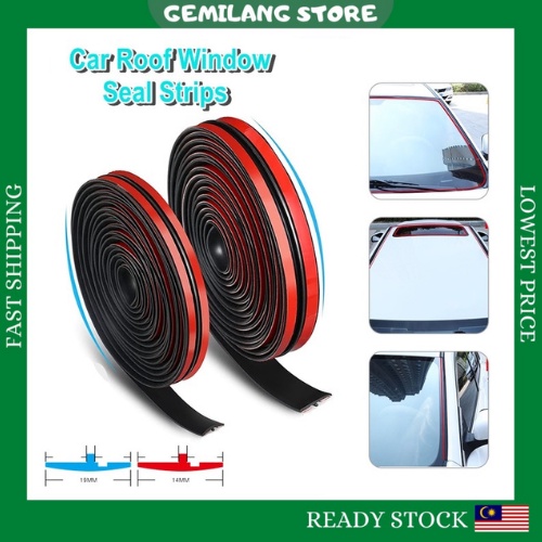 Car Window Rubber Seal Silicone Strips Sunroof Seals Soundproof Getah