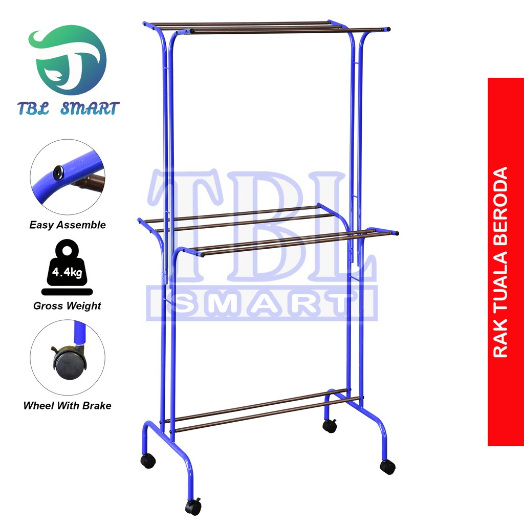 Towel Rack Stand TBL 60B Rak Penyidai Baju / Ampaian Tuala / Clothes