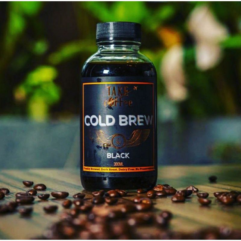 Freshly Brew To Order Cold Brew Black Ultimate Black Coffee