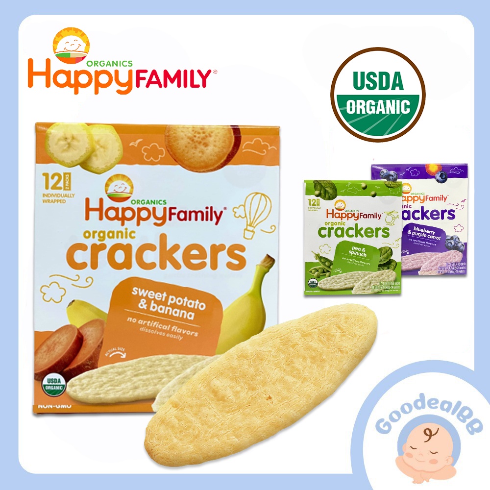 Happy Baby Family Organic, Organic Teethers, Gentle Teething Wafers