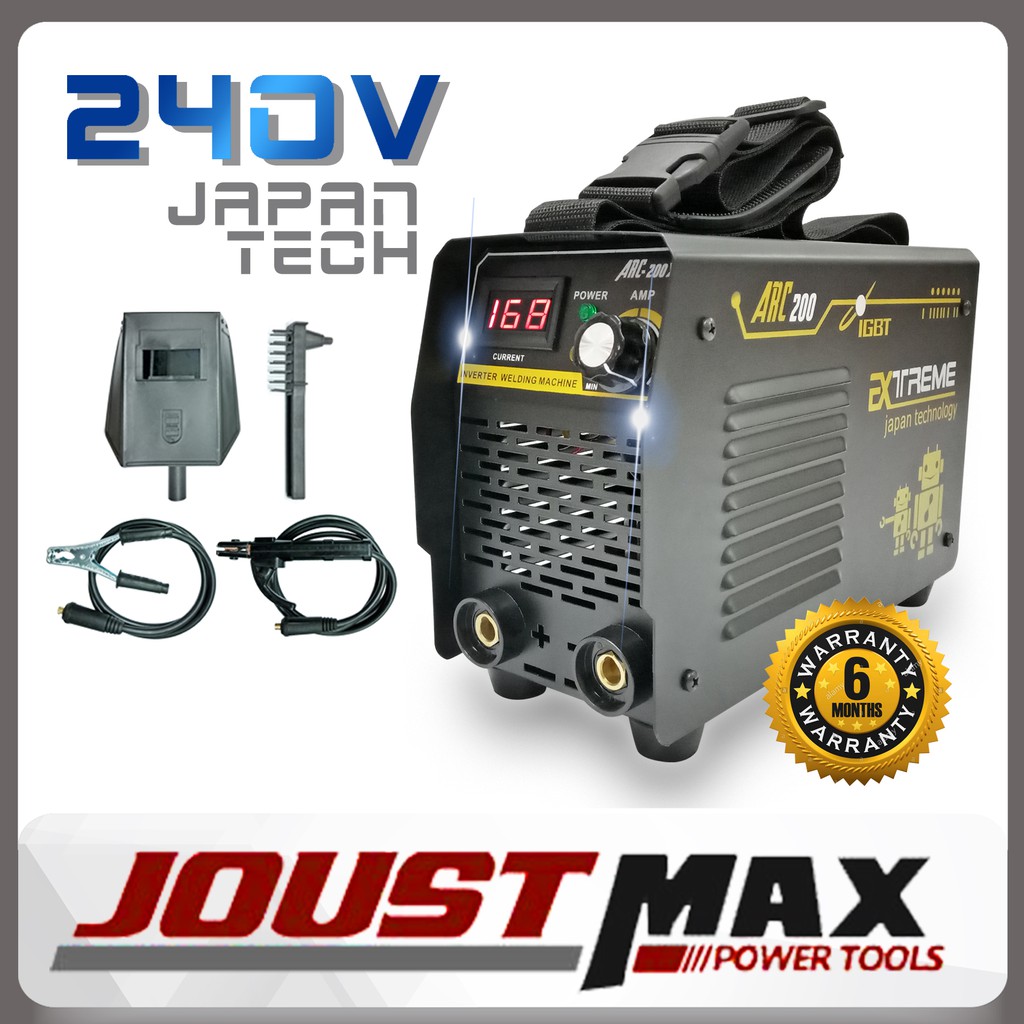 EXTREME JAPAN TECHNOLOGY ARC200 INVERTER WELDING MACHINE ARC WELDING