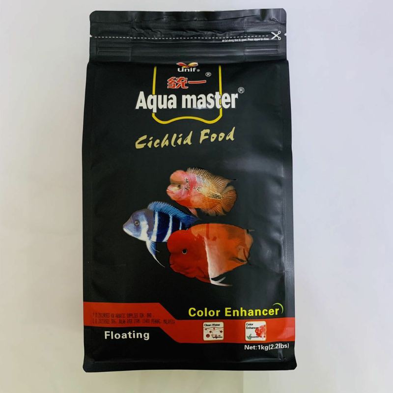 (CICHLID AQUAMASTER) Aqua Master Cichlid Color Enhancer Medium Floating