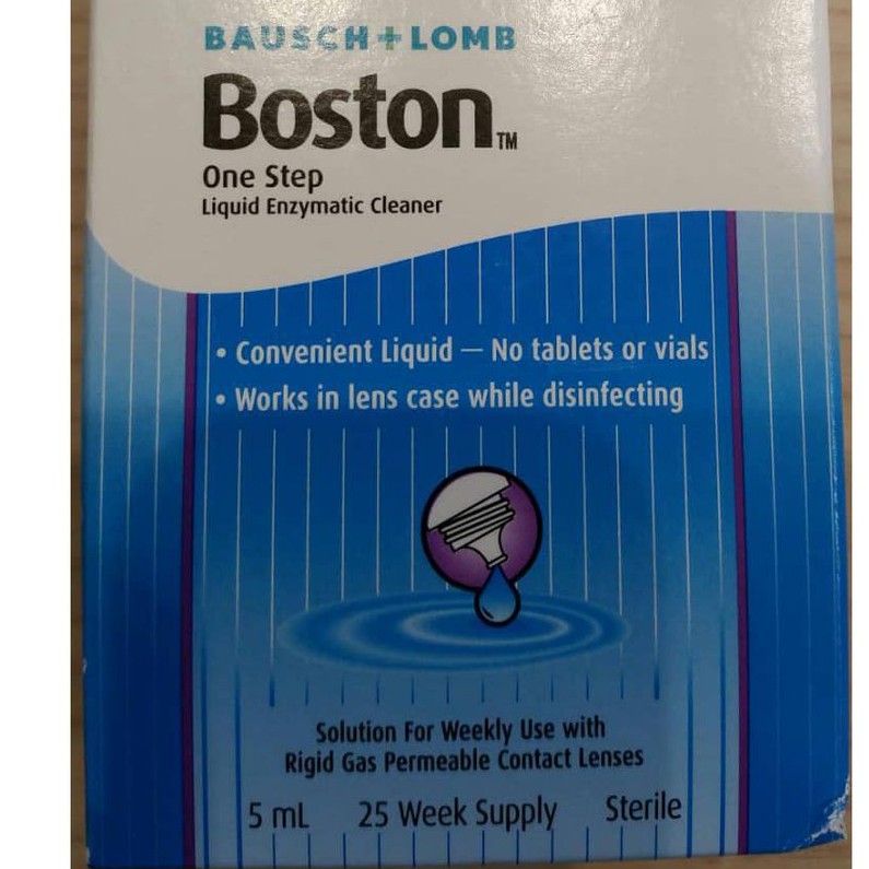 BAUSCH & LOMB BOSTON LIQUID ENZYMATIC CLEANER 5ML (USA) Shopee Malaysia