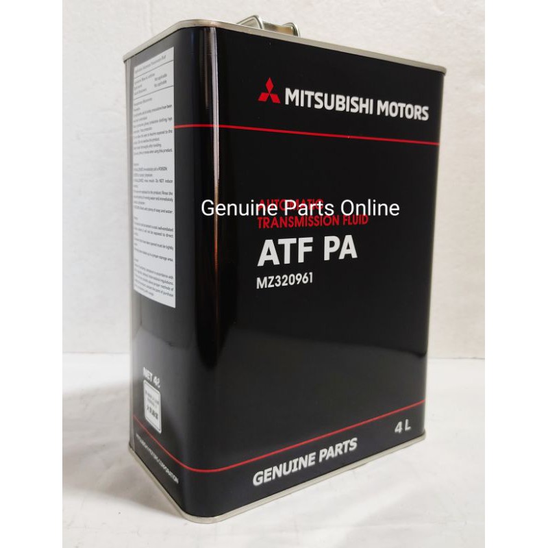 Mitsubishi Original Triton 2015 ATF PA Auto Transmission Fluid 4litre