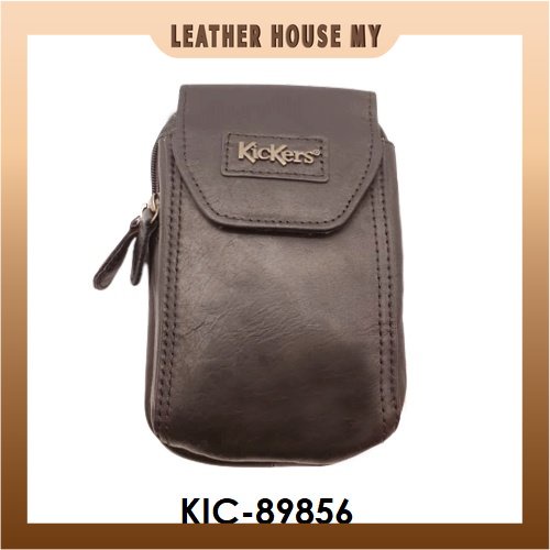 KIC89856 Kickers Pouch Bag Original Genuine Leather Male Female Shopee Malaysia
