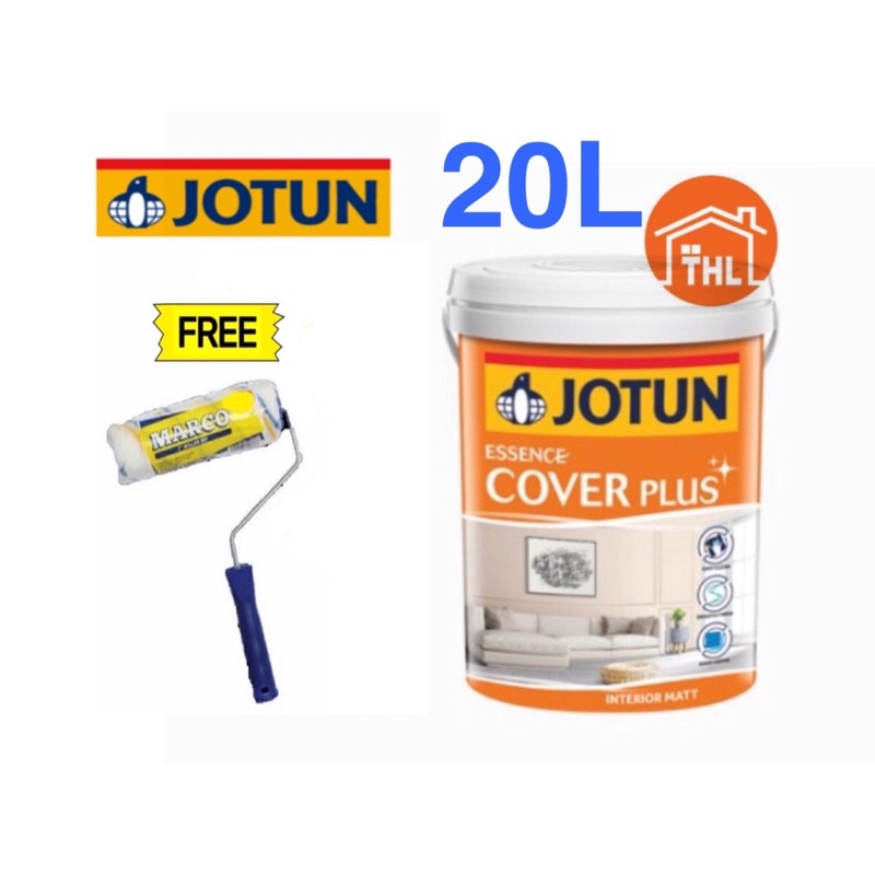 Jotun Cover Plus Matt Easy Clean Color 20L For Interior Wall