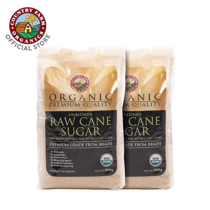 Country Farm Organics Organic Raw Cane Sugar (900g) [Twin Pack] Shopee Malaysia