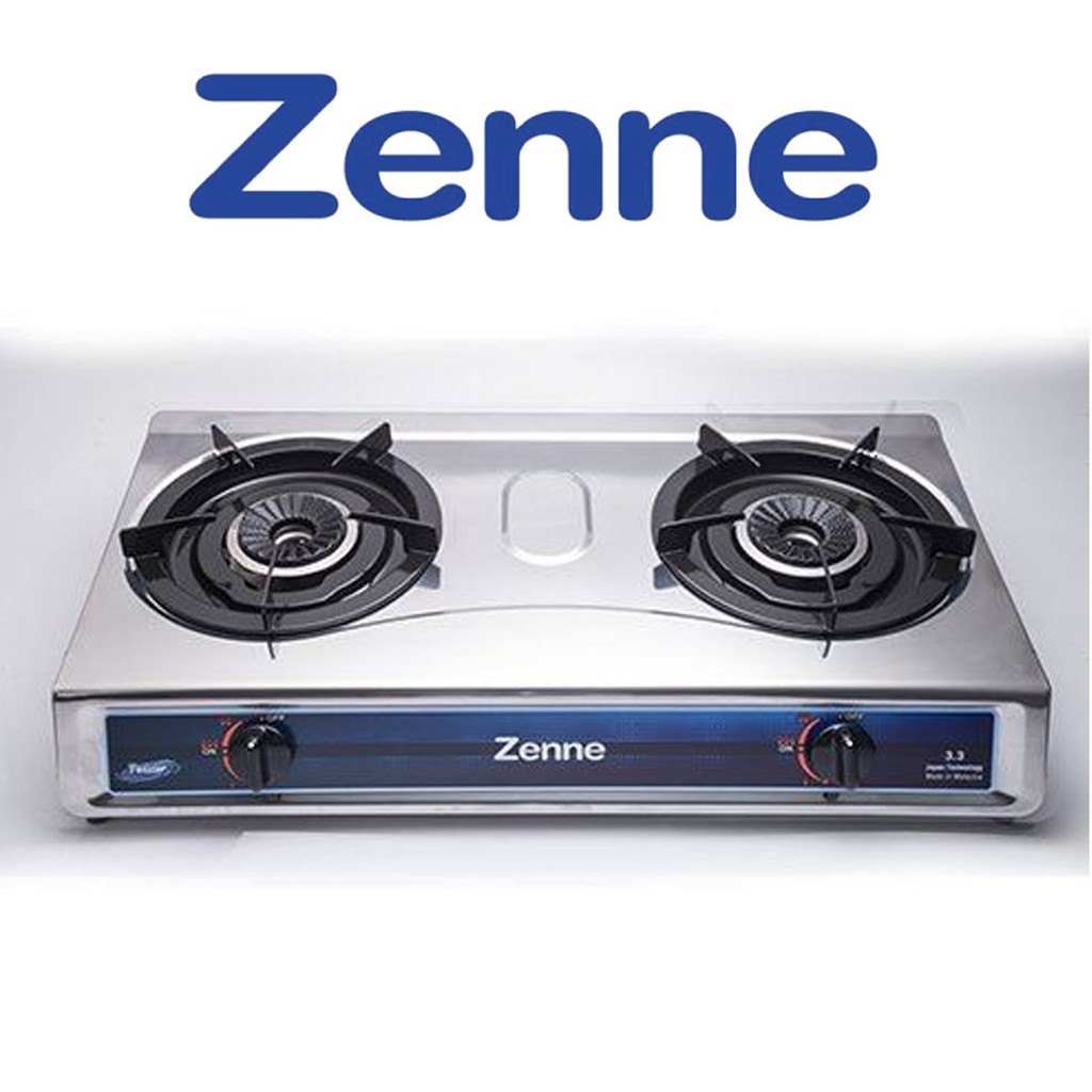ZENNE KGS101C DOUBLE BURNER GAS STOVE Shopee Malaysia