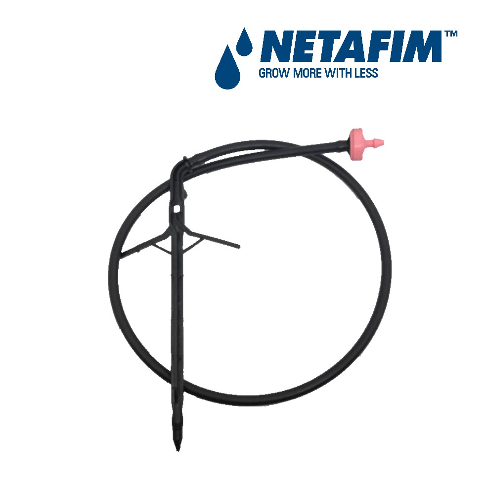 NETAFIM [100PCS] PCJ ASSEMBLY SET WITH TRIDENT DRIPPER FOR LARGER