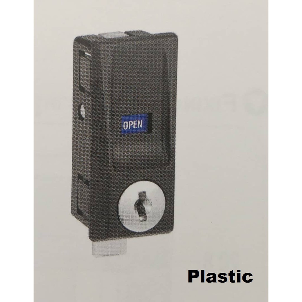 Sliding Door Lock PushIn Fixing Lock Metal Lock