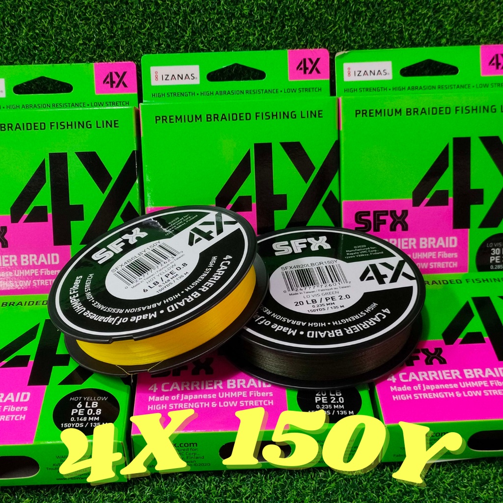 SUFIX SFX 4X PREMIUM BRAIDED FISHING LINE (150Y) Shopee Malaysia