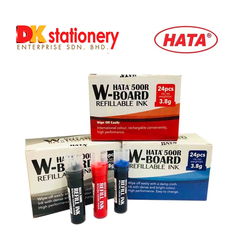 Hata 500R WBoard Refillable Ink I 24 Pcs / Box Shopee Malaysia