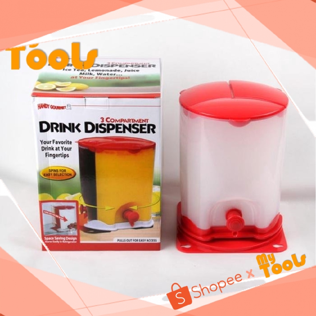 Mytools 3 Compartment Spinning Drink Water Dispenser Shopee Malaysia