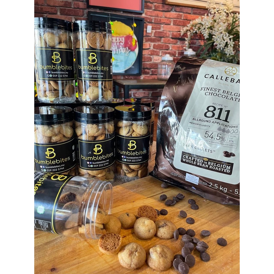 Bumblebites Chocolate Chip Cookies 240g Pure Butter Callebaut