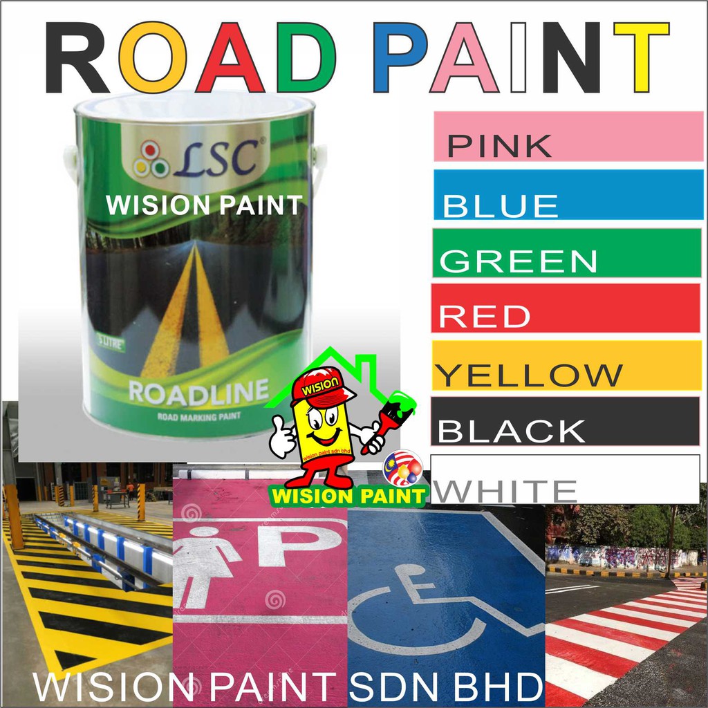 5L ( 5 LITER ) LSC ROAD LINE PAINT / ROAD MARKING PAINTS ROADLINE