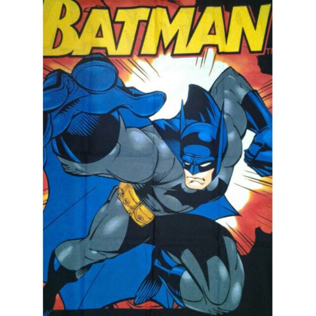 Batman Panel Fabric/Kain Panel Shopee Malaysia