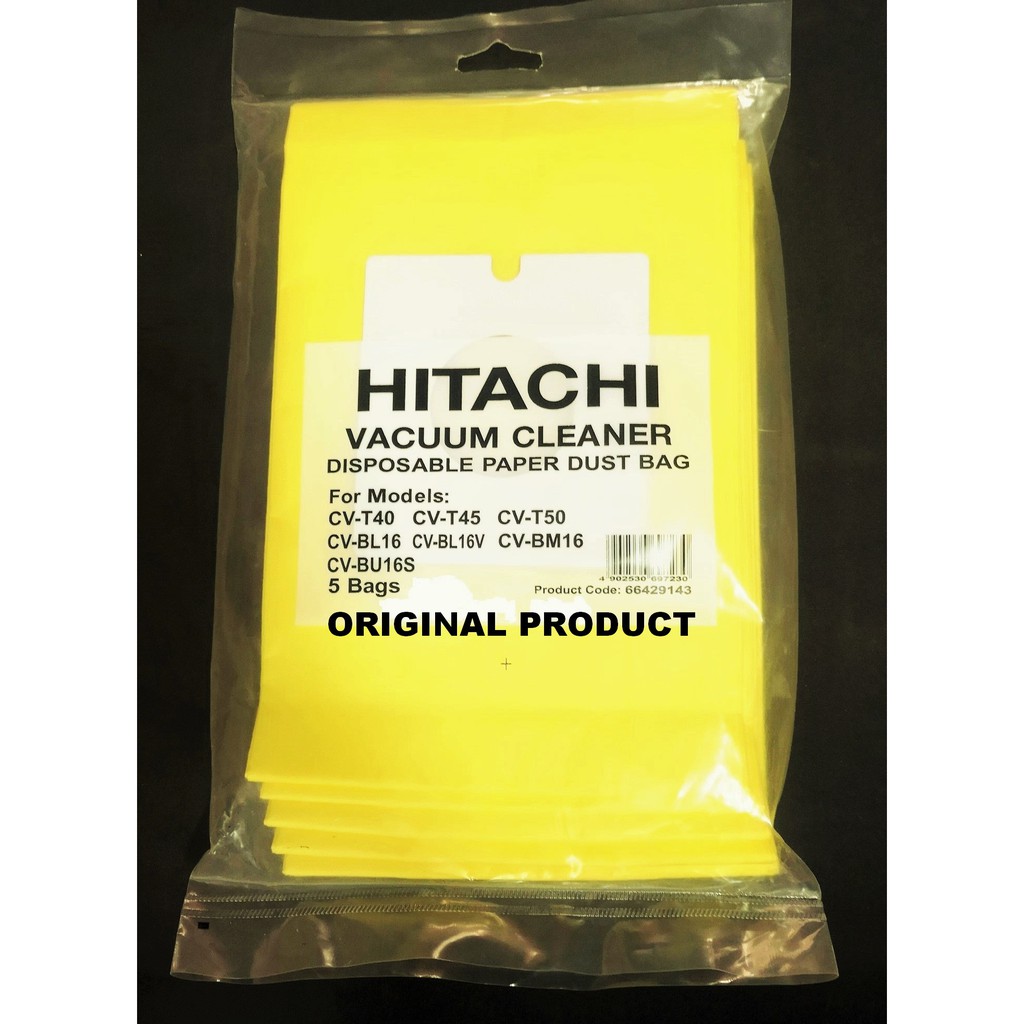Hitachi Vacuum Cleaner Dust Bag (Original) Shopee Malaysia