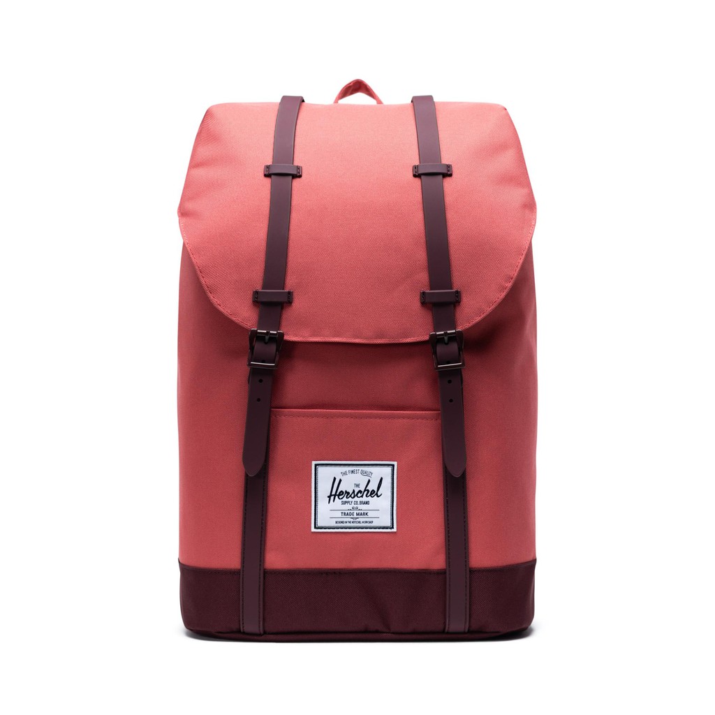Herschel Unisex Travel Retreat Backpack Mineral Red/Plum (19.5L