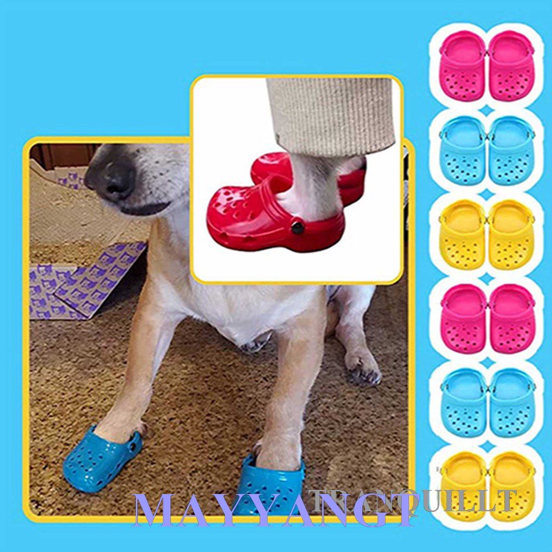MAYYANGT 1pair Dog Crocs, TikTok Dog Crocs Shoes,Dog Crocs For Small