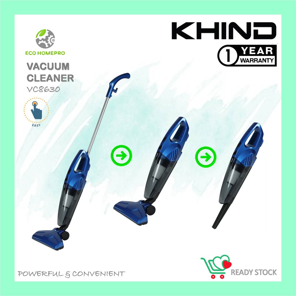 Khind Vacuum Cleaner VC8630 Blue Shopee Malaysia